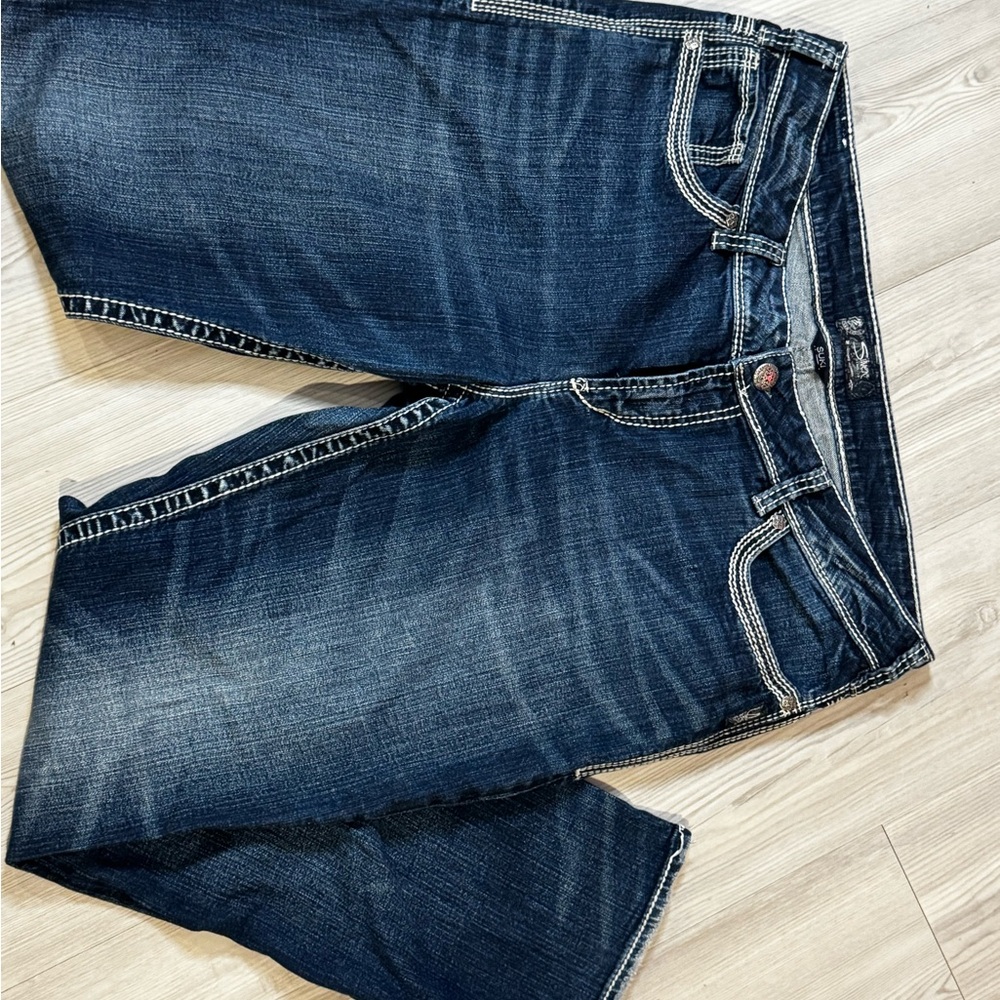 Stylish silver Denim Jeans